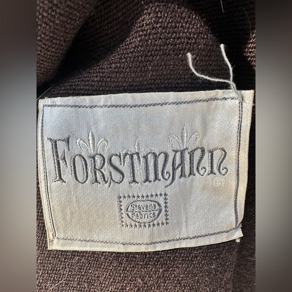 Mod Vintage 1960’s Forstmann Wool Coat Fur Cuffs - Picture 8 of 8